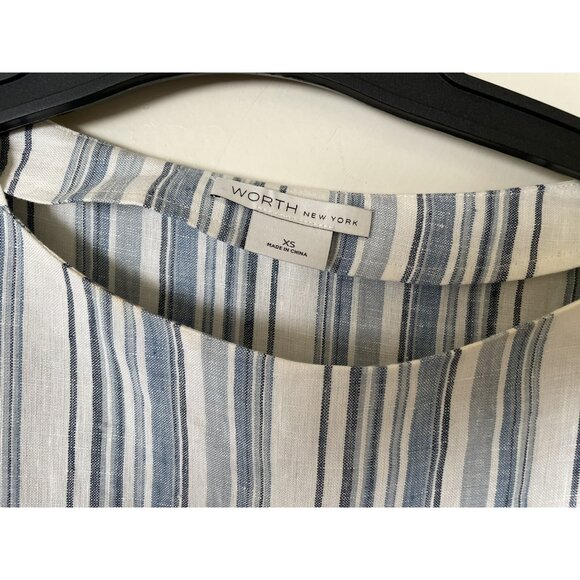 WORTH New York Striped Long Sleeve Top Casual Women’s Size XS - Picture 4 of 9